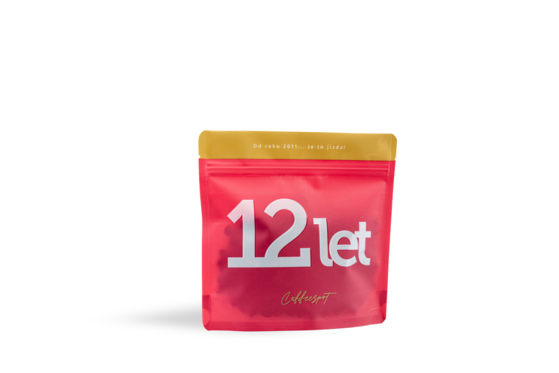 Sáček na kávu pro coffeespot k 12 letům výročí pražírny